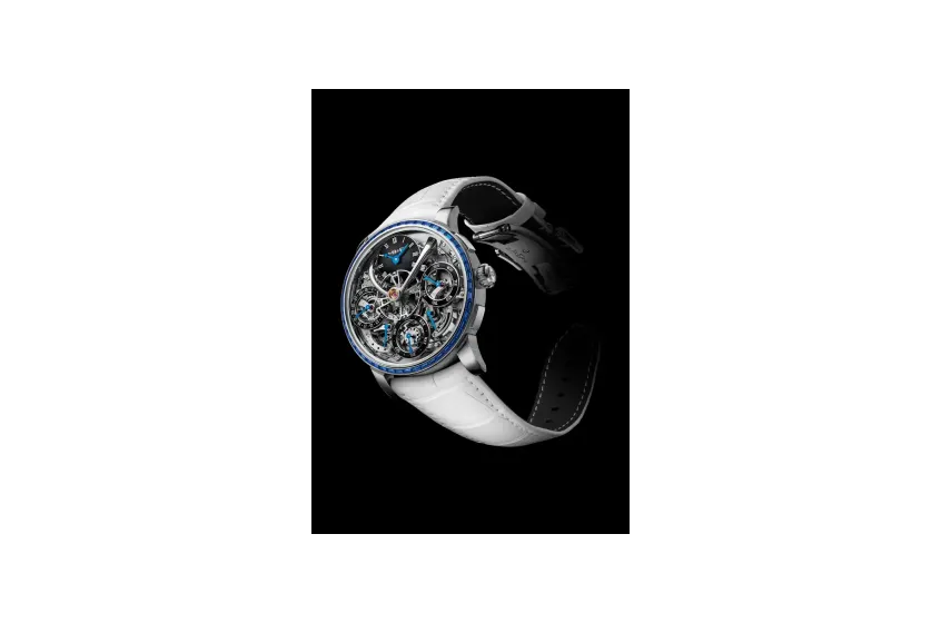 MB&F Legacy Machines LM Perpetual Chromatic Blue Sapphire