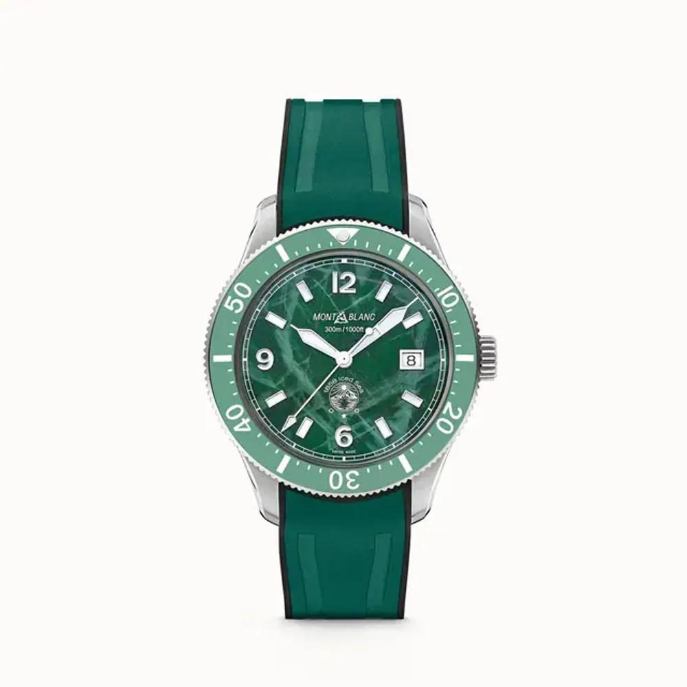 Montblanc Iced Sea Automatic Date, Steel - Ceramic - Green