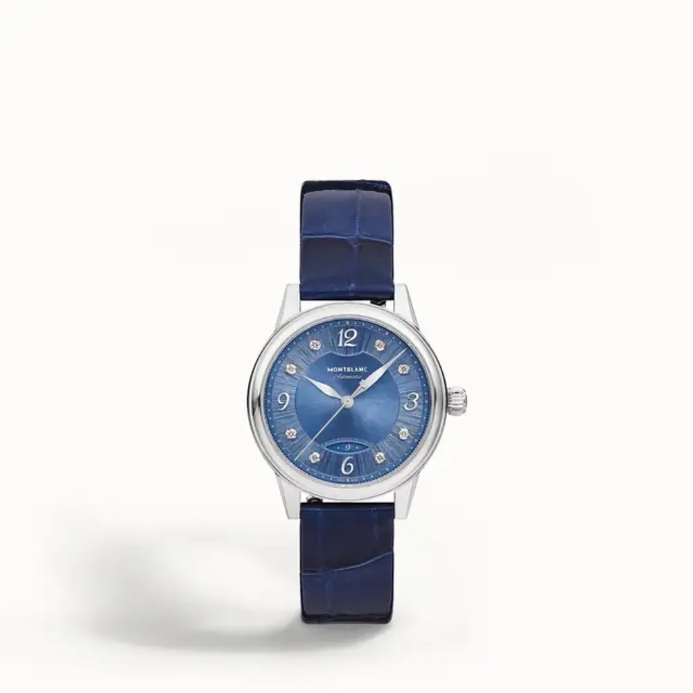 Montblanc Bohème Automatic Date 30 mm, Steel - Blue