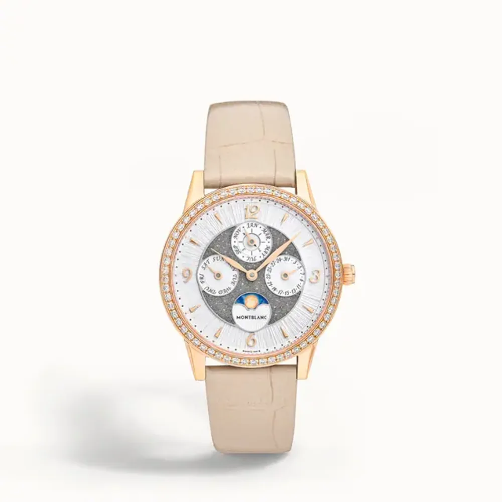 Montblanc Bohème Perpetual Calendar 36 mm, Or rouge