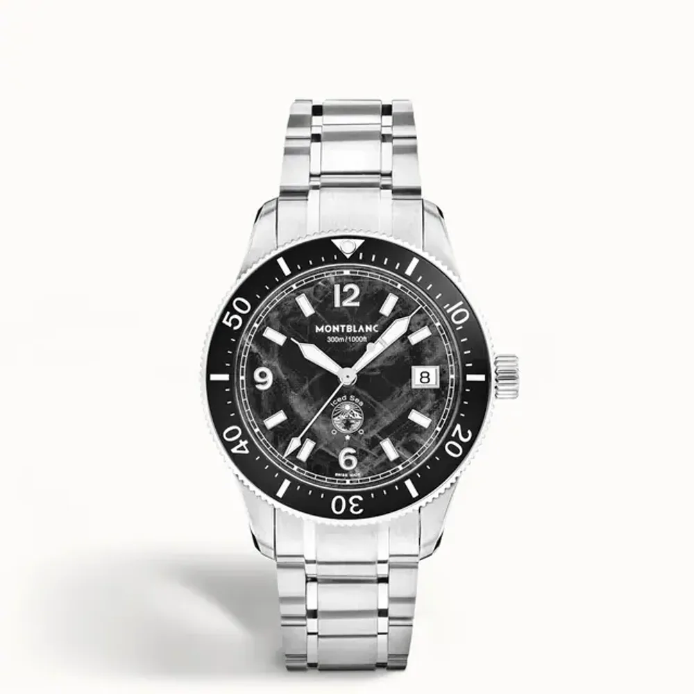 Montblanc Iced Sea Automatic Date 0 Oxygen, Steel - Ceramic - Black