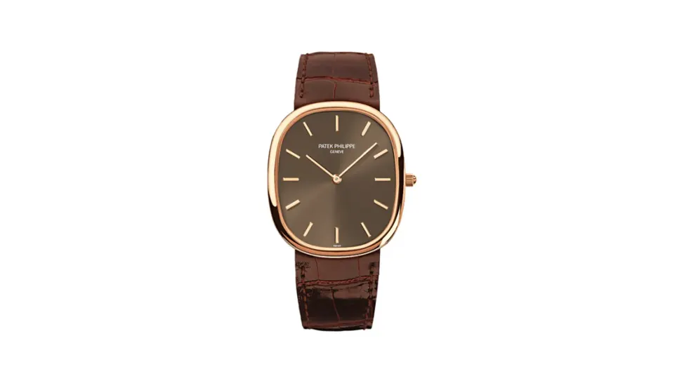 Patek Philippe Golden Ellipse 3738 Rose Gold / Brown