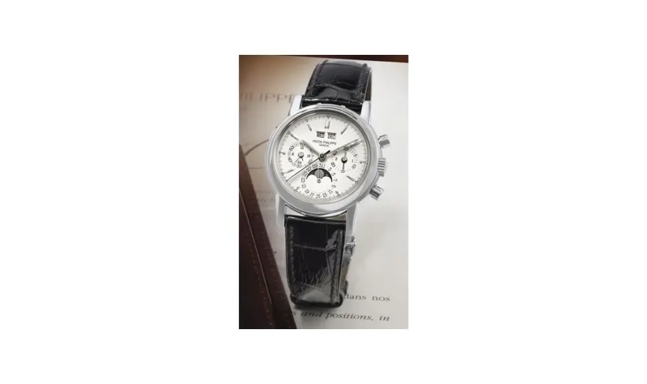 Patek Philippe Grand Complications Perpetual Calendar Chronograph 3970 White Gold / Silver