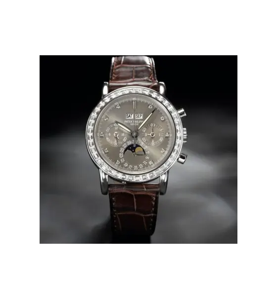 Patek Philippe Grand Complications Perpetual Calendar Chronograph 3990 Platinum / Slate