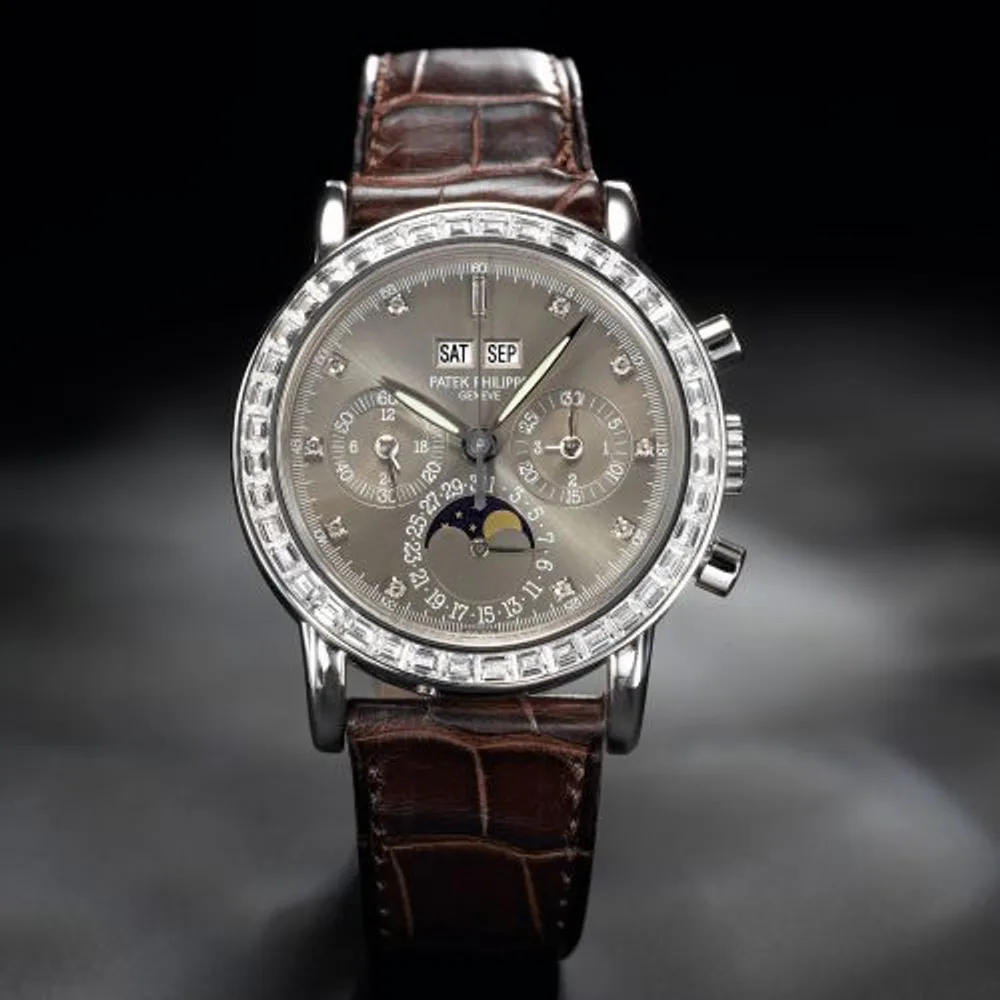 Patek Philippe Grand Complications Perpetual Calendar Chronograph 3990 Platinum / Slate