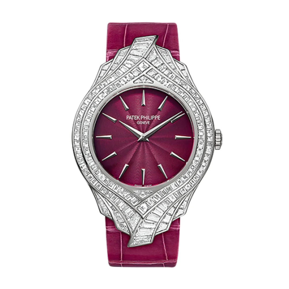 Patek Philippe Calatrava 4895 White Gold / Bordeaux
