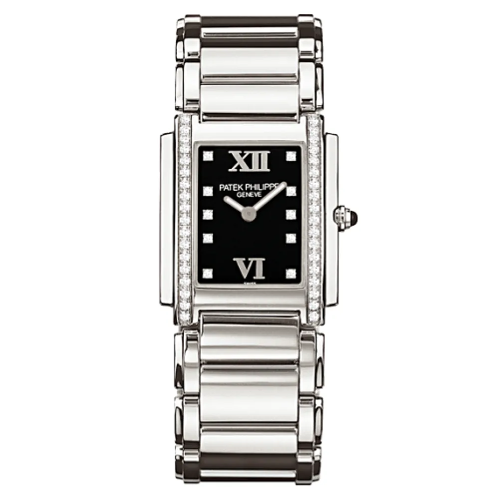 Patek Philippe Twenty~4 4910 Stainless Steel / Black