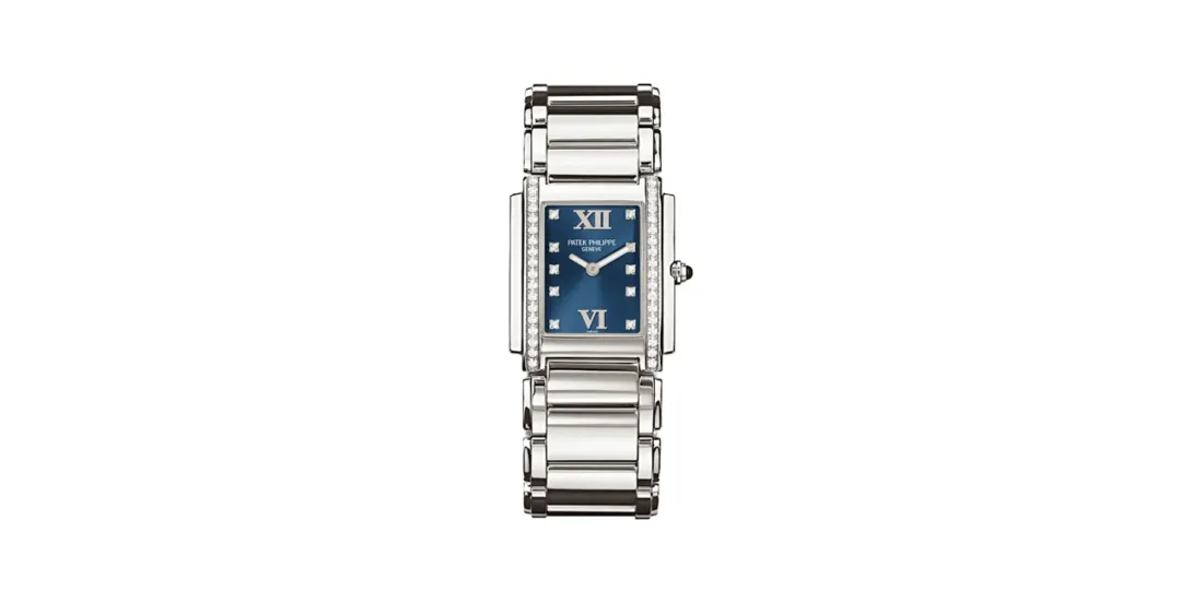 Patek Philippe Twenty~4 4910 Stainless Steel / Blue