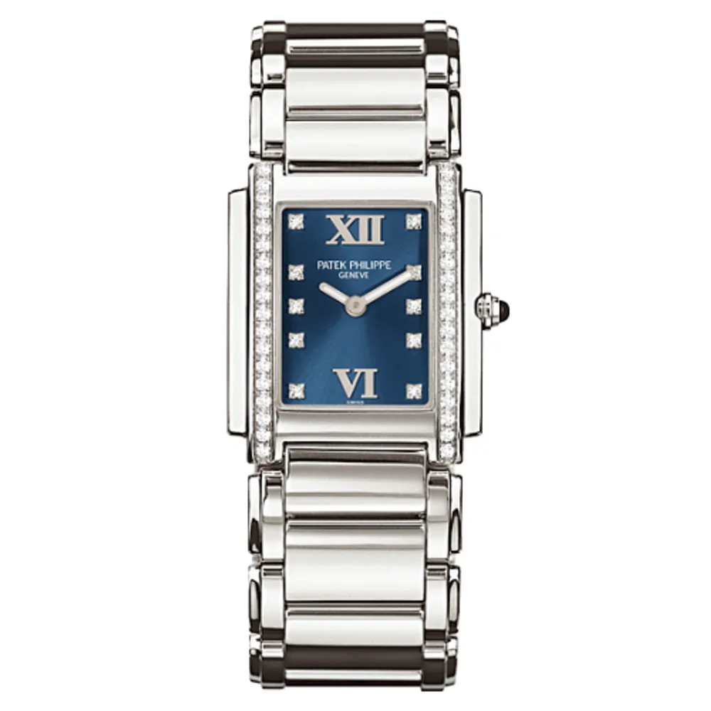 Patek Philippe Twenty~4 4910 Stainless Steel / Blue