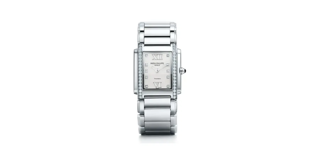 Patek Philippe Twenty~4 4910 Tiffany Stainless Steel / White