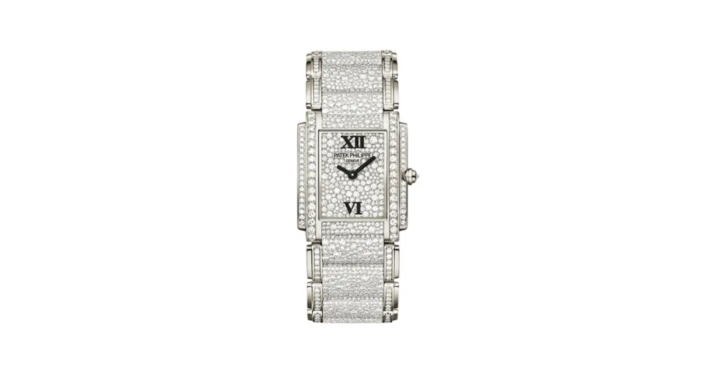 Patek Philippe Twenty~4 4910 White Gold Gridless Diamond