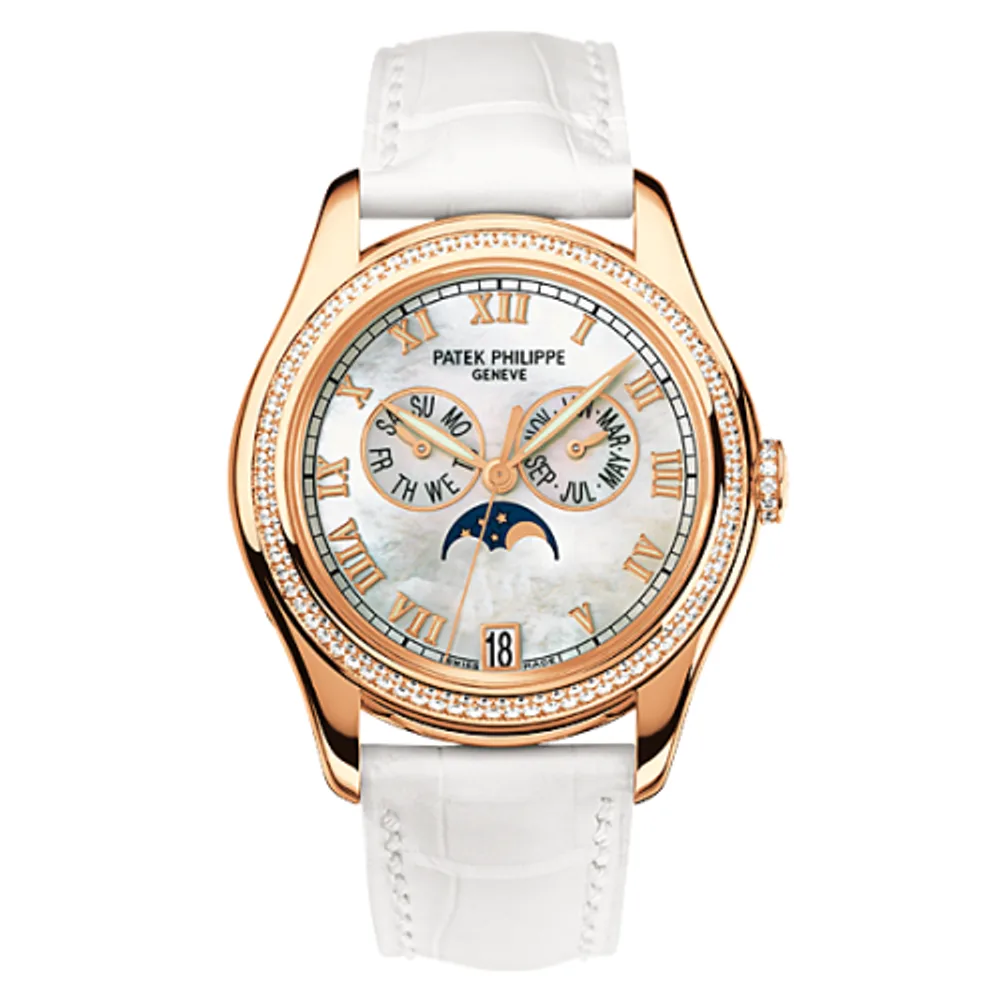 Patek Philippe Complications Annual Calendar 4936 Rose Gold Diamond Mother of Pearl