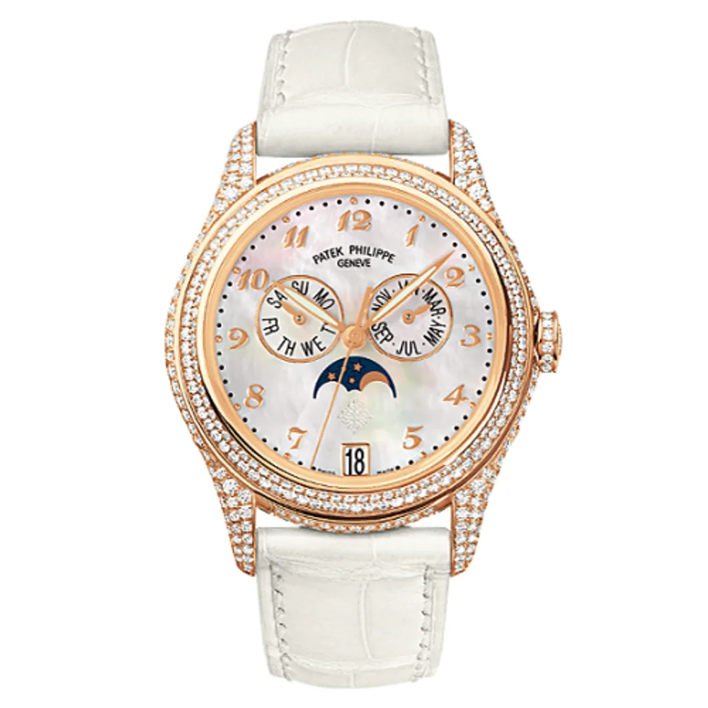 Patek Philippe Complications Annual Calendar 4937 Rose Gold Diamond White Mother of Pearl