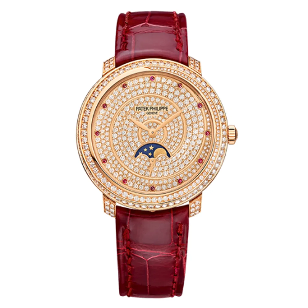 Patek Philippe Complications Moonphase 4968 Rose Gold / Diamond Spiral