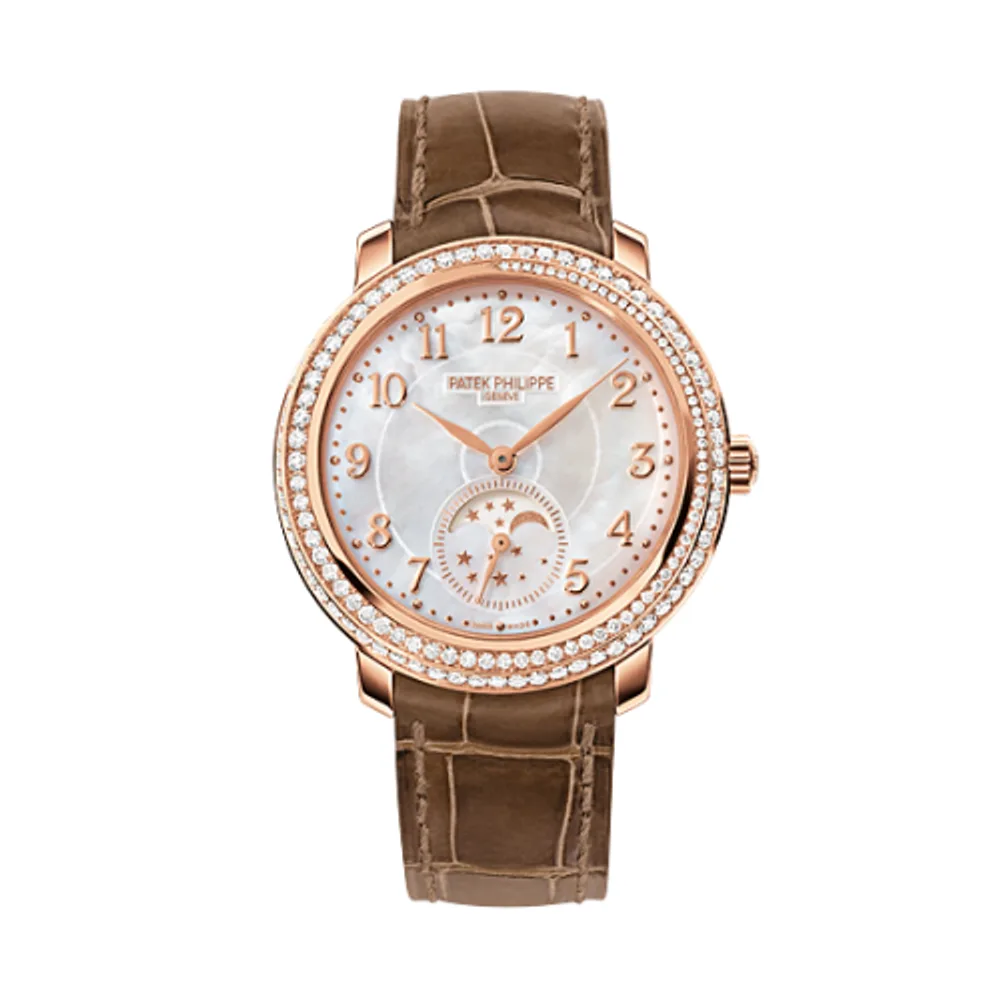 Patek Philippe Complications Moonphase 4968 Rose Gold / White Mother of Pearl
