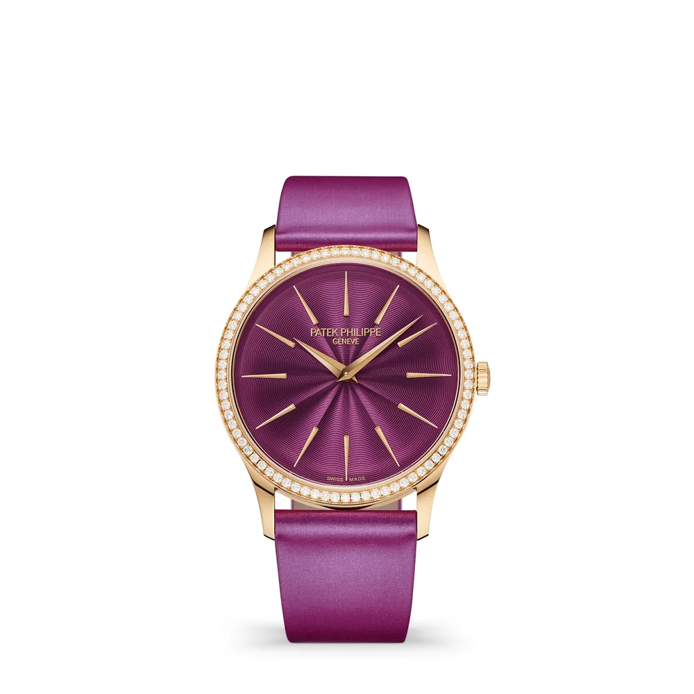 Patek Philippe Calatrava, Rose gold, Purple dial