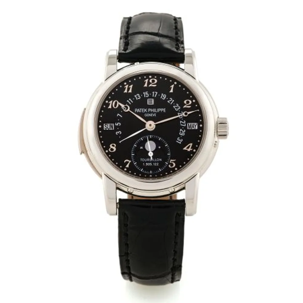 Patek Philippe Grand Complications Tourbillon Minute Repeater Perpetual Calendar 5016 Platinum / Black Breguet