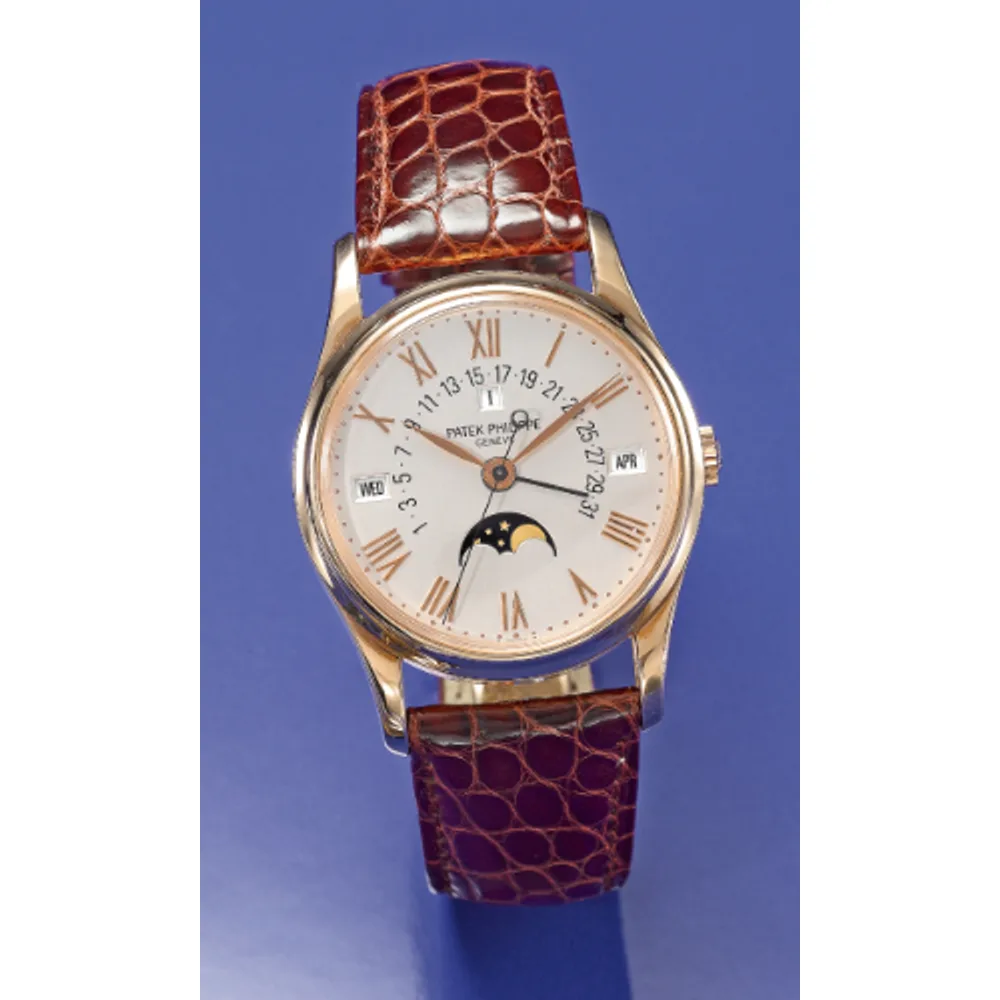 Patek Philippe Grand Complications Perpetual Calendar 5050 Rose Gold / Silver Roman