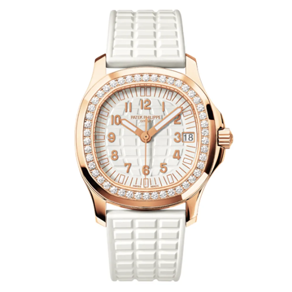 Patek Philippe Aquanaut 5068 Rose Gold / White