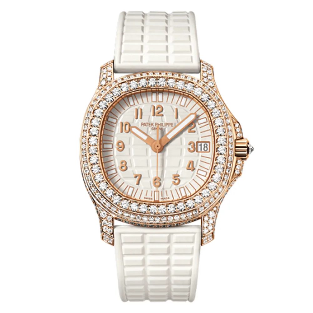 Patek Philippe Aquanaut 5069 Rose Gold White