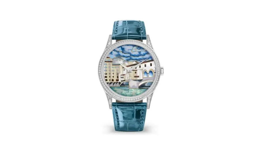 Patek Philippe Calatrava 5077G Italian Scenes / Ponte Vecchio