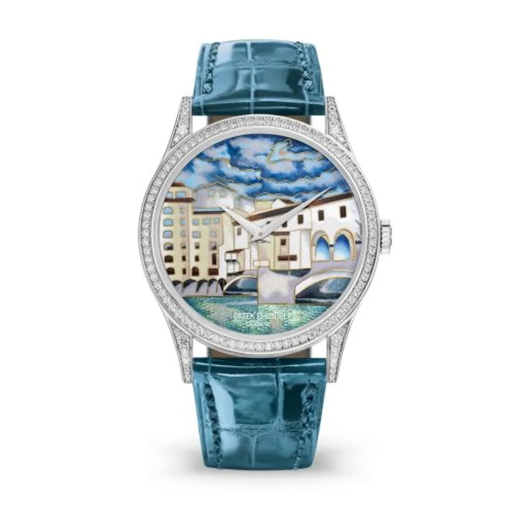 Patek Philippe Calatrava 5077G Italian Scenes / Ponte Vecchio
