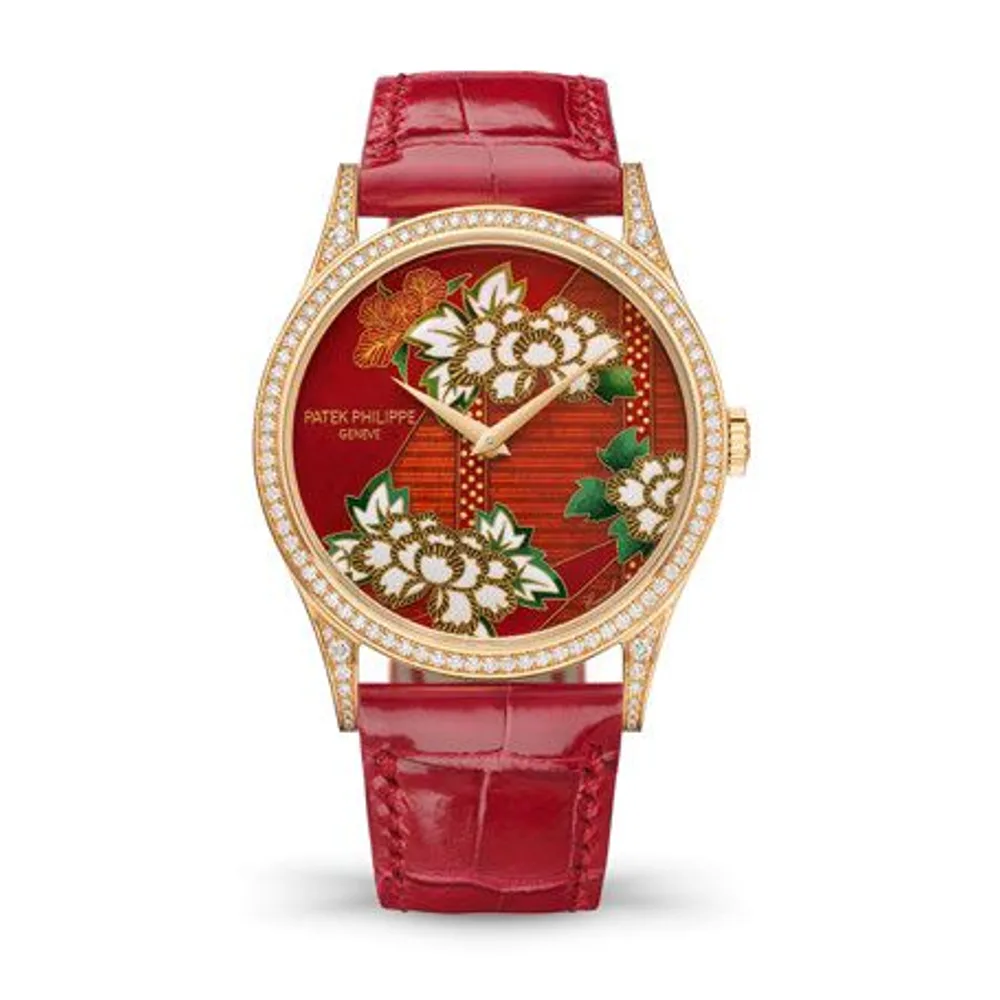 Patek Philippe Calatrava 5077 Kimonos with Floral Patterns