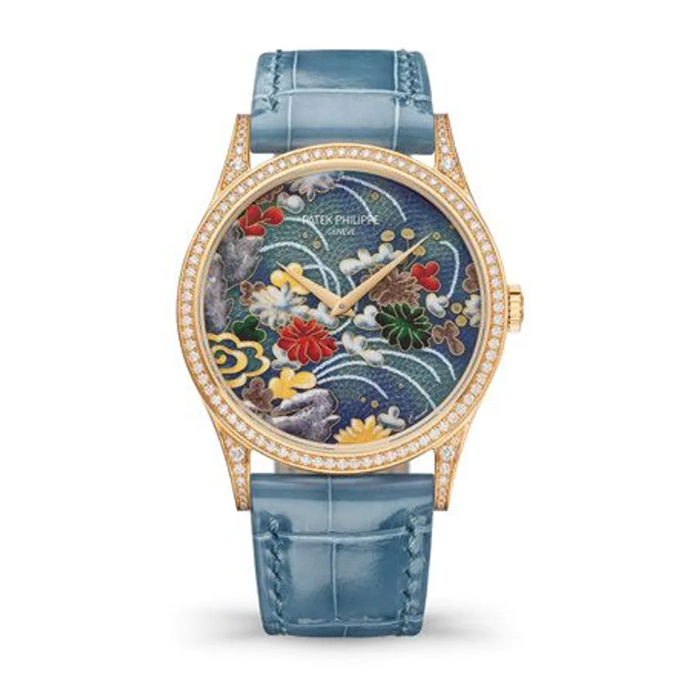 Patek Philippe Calatrava 5077 Kimonos with Floral Patterns