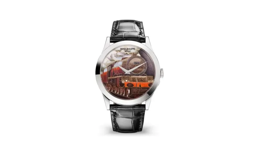 Patek Philippe Calatrava 5089 White Gold / Steam Locomotives
