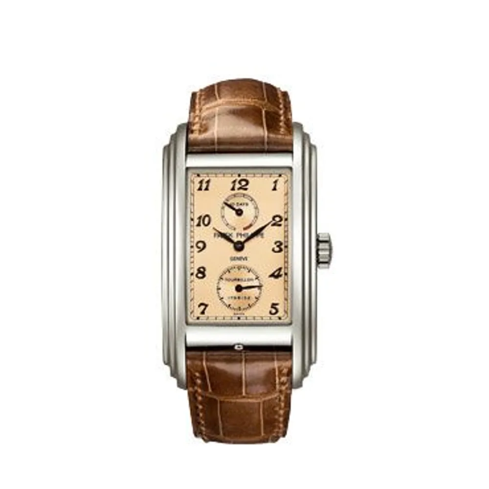 Patek Philippe Grand Complications Gondolo 5101 10 Day Tourbillon Platinum / Salmon
