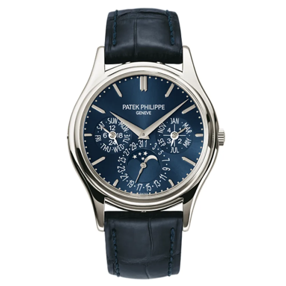 Patek Philippe Grand Complications Perpetual Calendar 5140 Platinum Blue