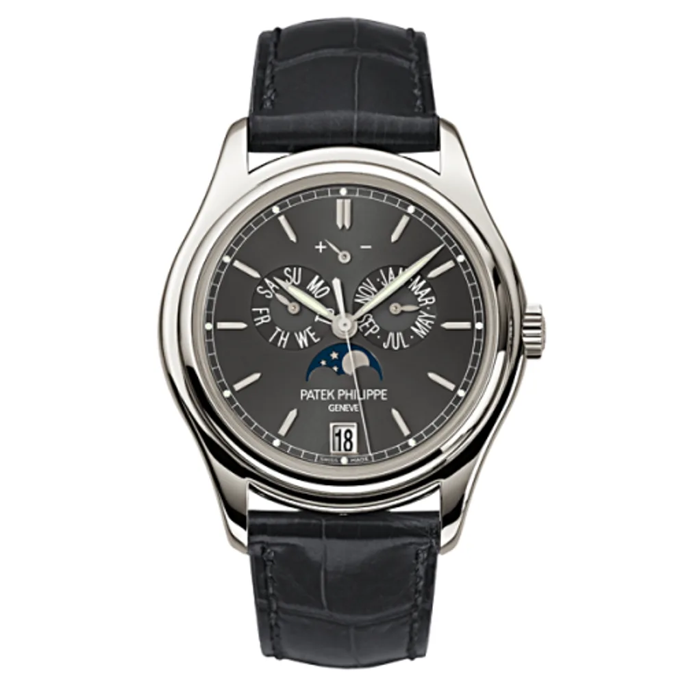 Patek Philippe Complications Annual Calendar 5146 Platinum / Grey