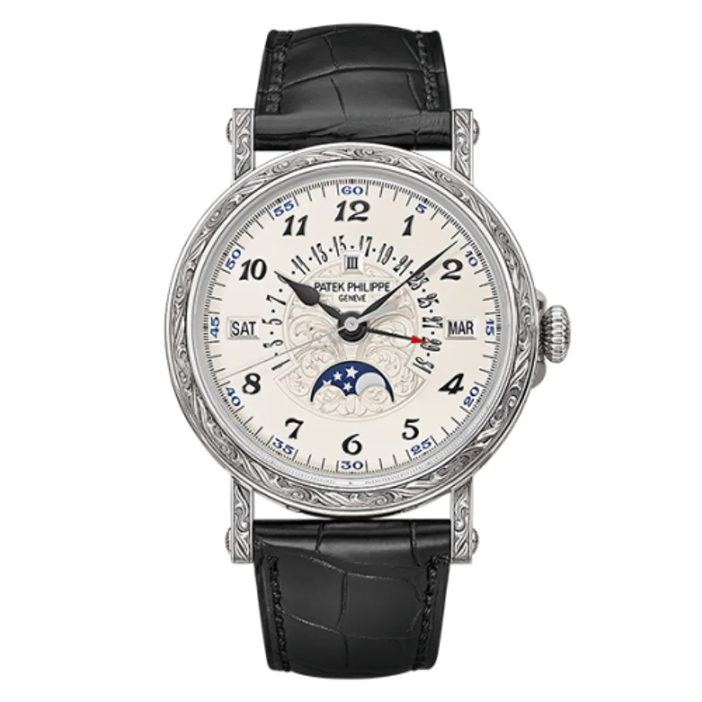 Patek Philippe Grand Complications Perpetual Calendar 5160 White Gold / Silver