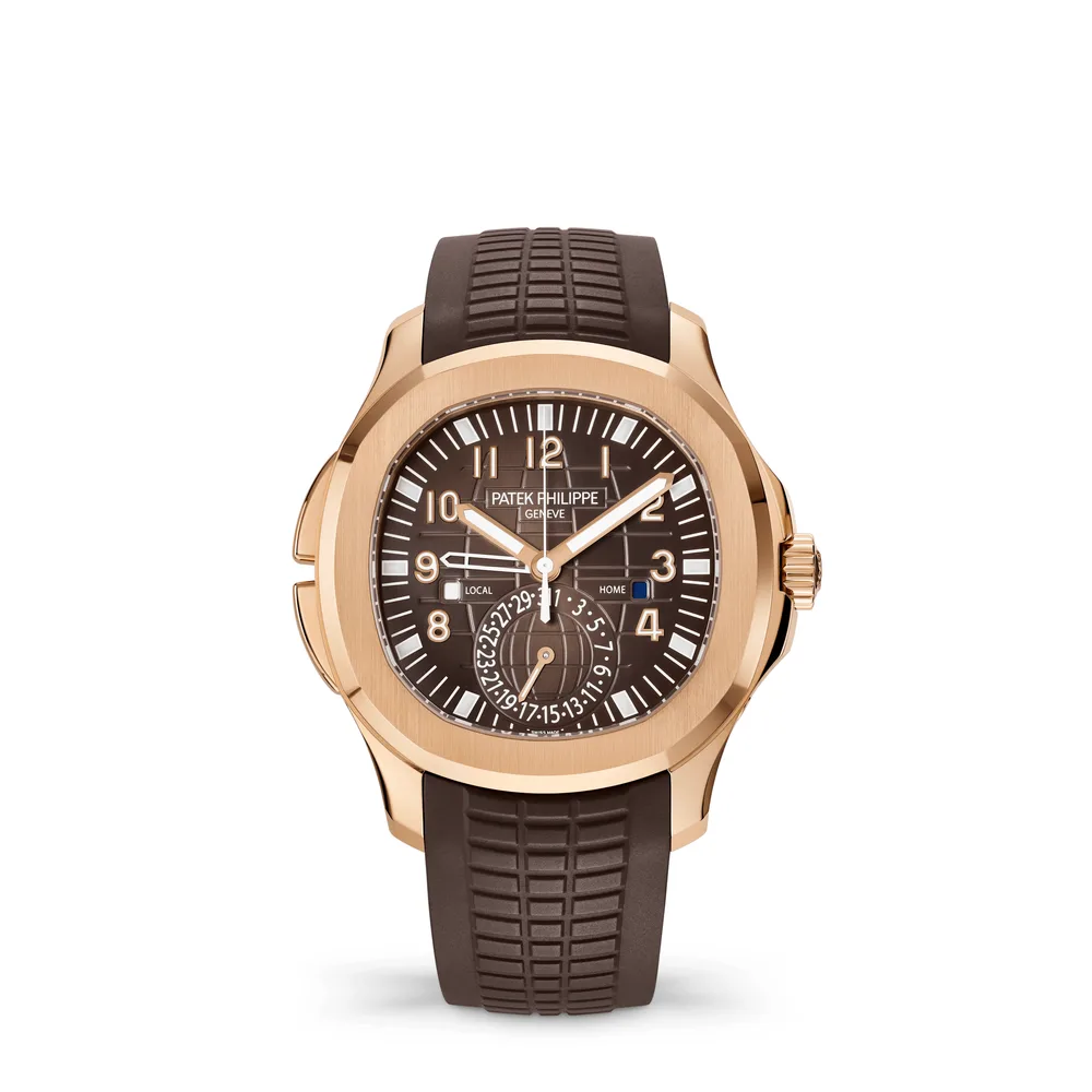Patek Philippe Aquanaut, Rose gold, Brown dial