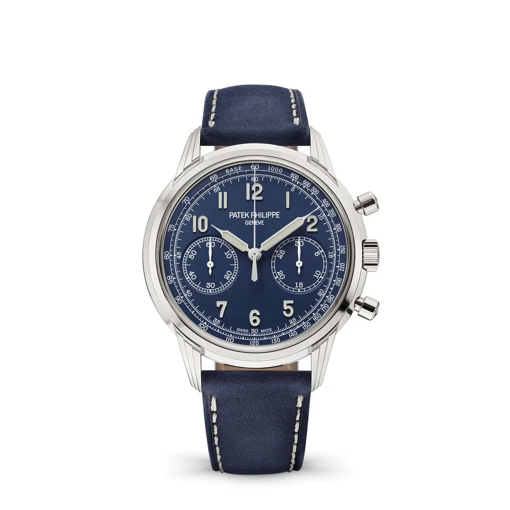 Patek Philippe Complications, White gold, Blue dial