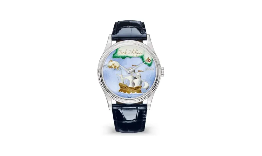 Patek Philippe Calatrava 5177G Italian Scenes / Chart of the Caribbean