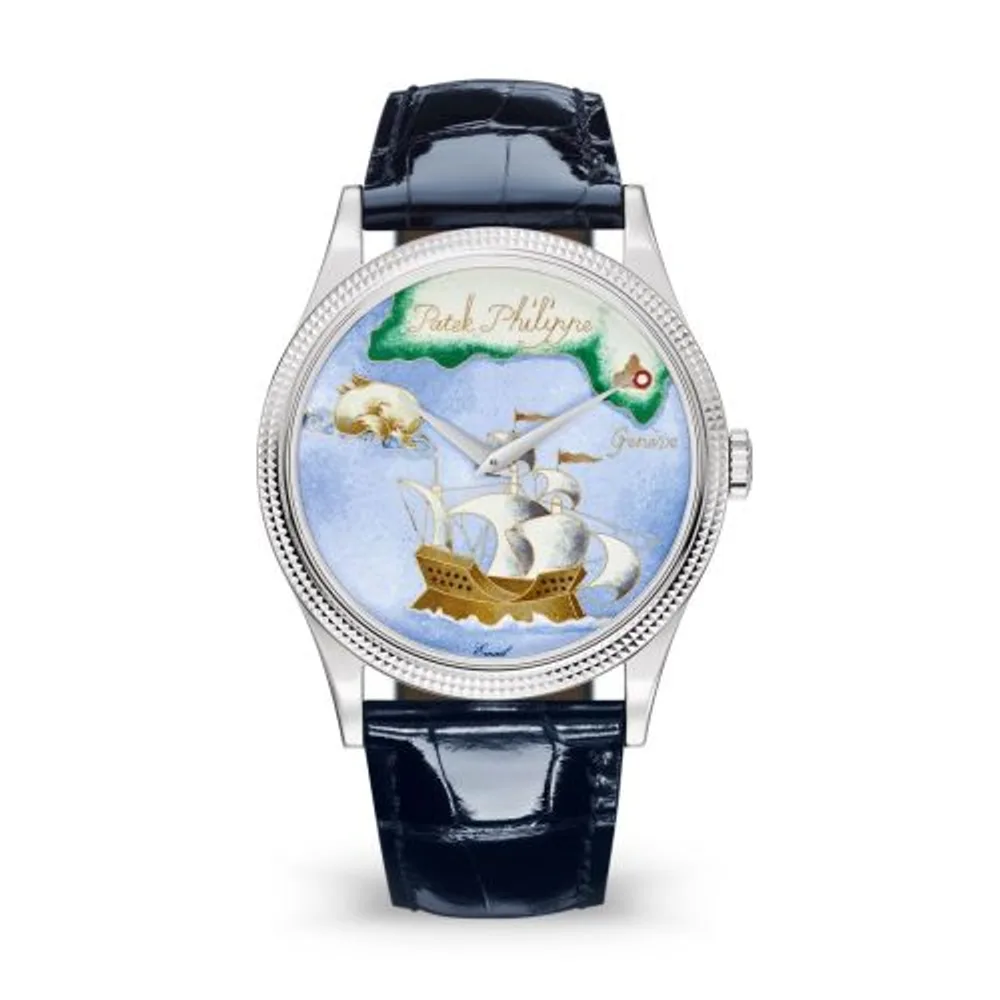 Patek Philippe Calatrava 5177G Italian Scenes / Chart of the Caribbean