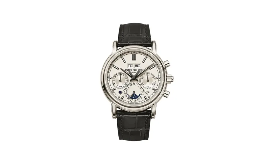 Patek Philippe Grand Complications Perpetual Calendar Split-Seconds Chronograph 5204 Platinum / Silver