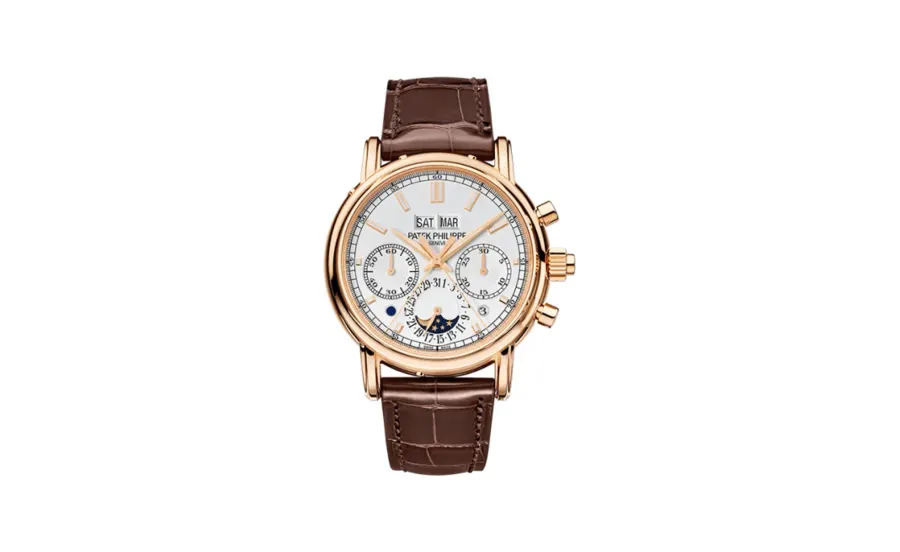 Patek Philippe Grand Complications Perpetual Calendar Split-Seconds Chronograph 5204 Rose Gold / Silver