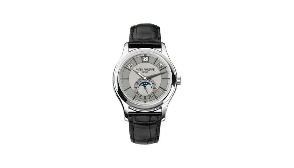 Patek Philippe Complications Annual Calendar 5205 White Gold / Grey