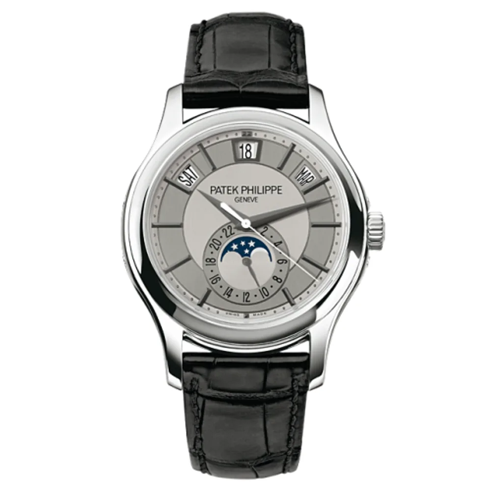 Patek Philippe Complications Annual Calendar 5205 White Gold / Grey