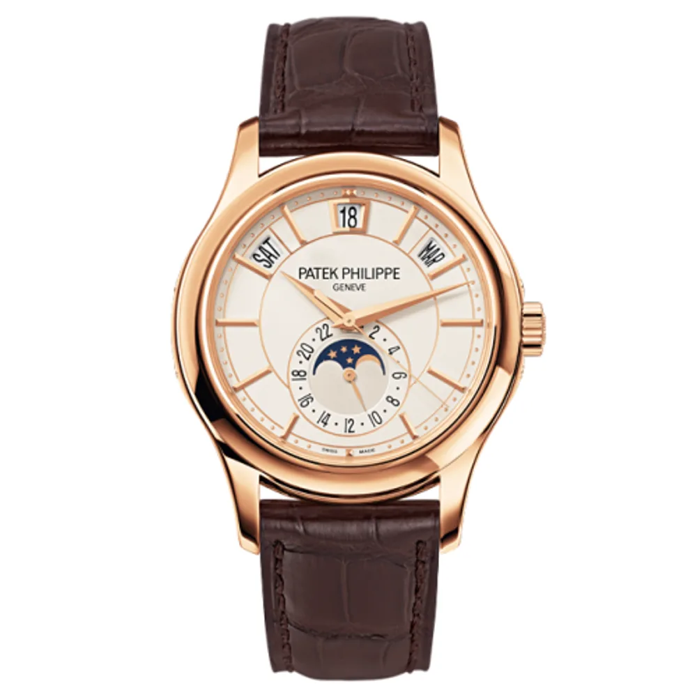 Patek Philippe Complications Annual Calendar 5205 Rose Gold / White