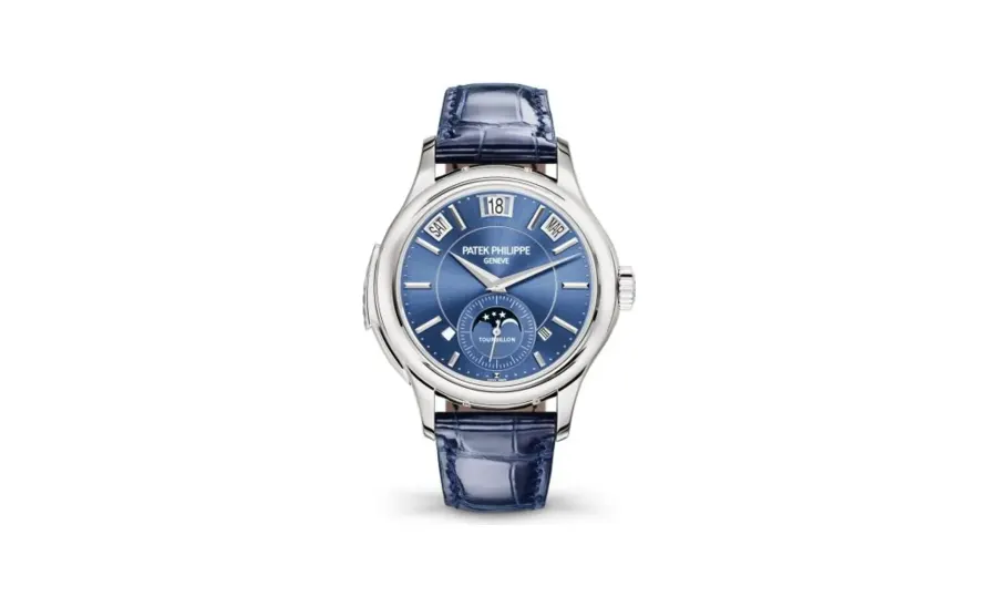 Patek Philippe Grand Complications Tourbillon Minute Repeater Perpetual Calendar 5207 White Gold / Blue