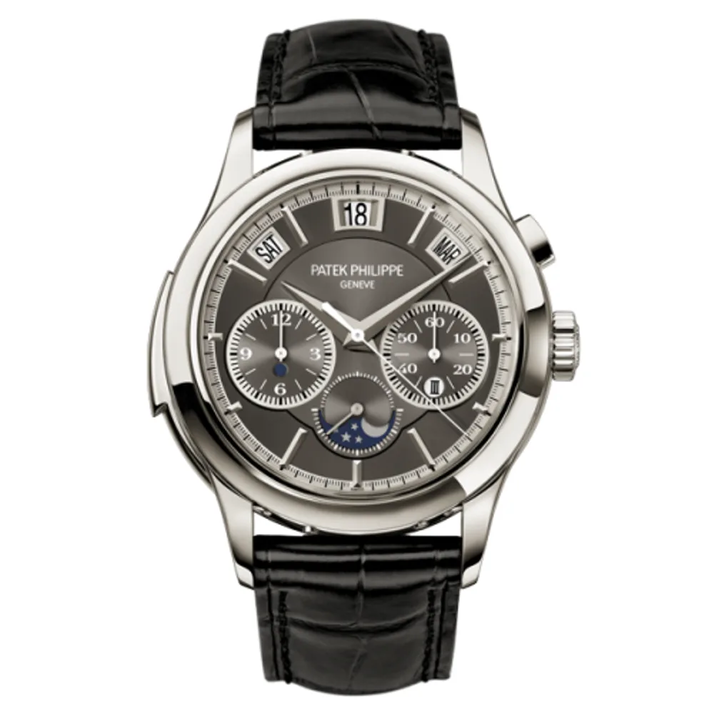 Patek Philippe Grand Complications Minute Repeater Perpetual Calendar Chronograph 5208 Platinum / Grey