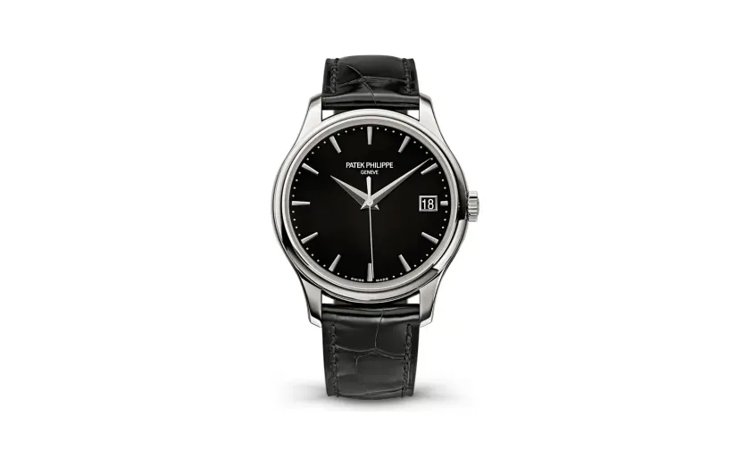 Patek Philippe Calatrava, White gold, Black dial