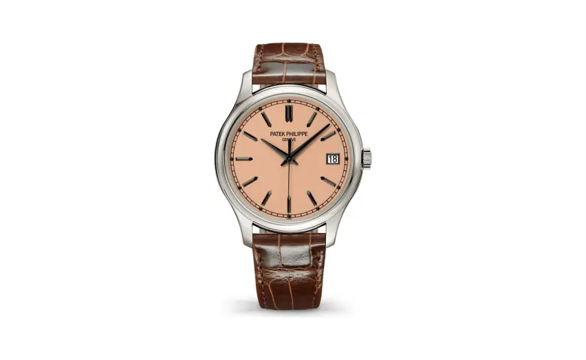 Patek Philippe Calatrava, White gold, Rose-gilt dial