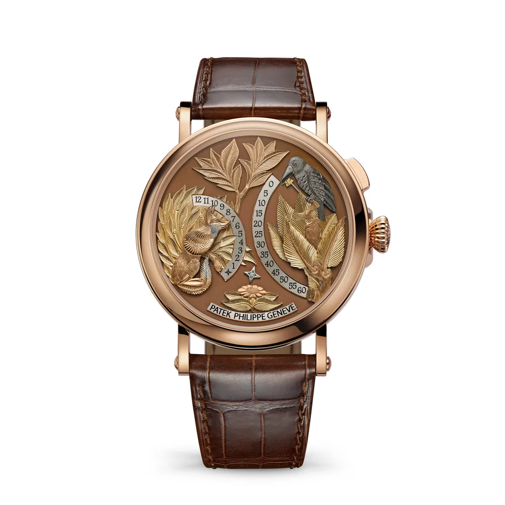 Patek Philippe Complications, Rose gold, Brown dial