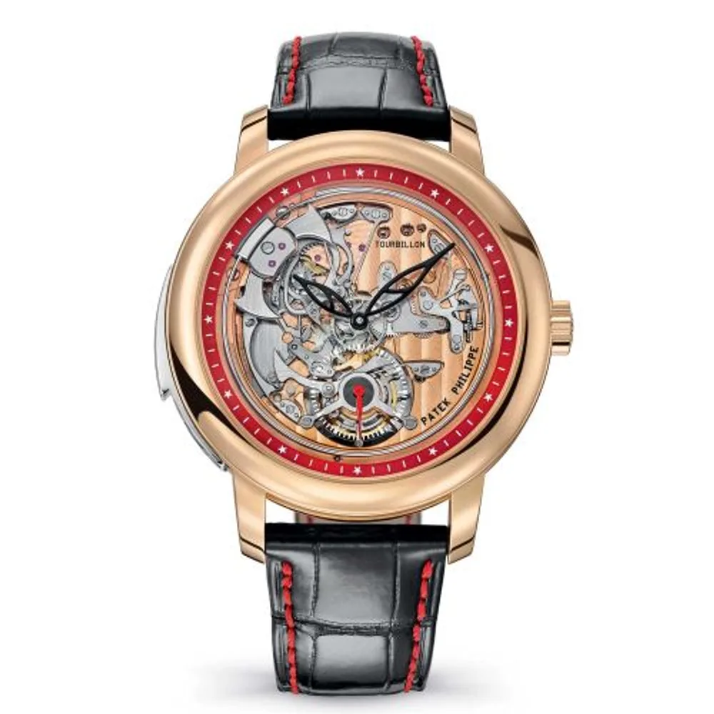 Patek Philippe Grand Complications Tourbillon Minute Repeater 5303R Rose Gold / Skeleton / Singapore 2019