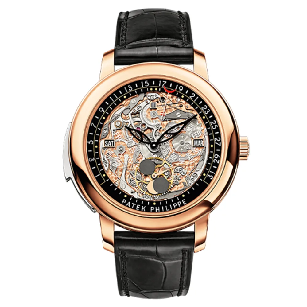 Patek Philippe Grand Complications Minute Repeater Perpetual Calendar 5304 Rose Gold / Skeleton