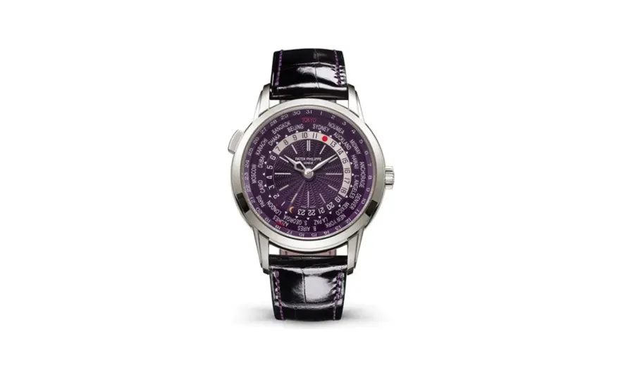 Patek Philippe Complications World Time Date 5330 White Gold / Plum / Tokyo 2023